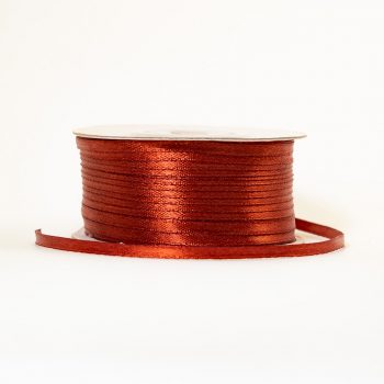 Cinta satín 1/8” (0.3cm) x 100yds / 100mts - ladrillo