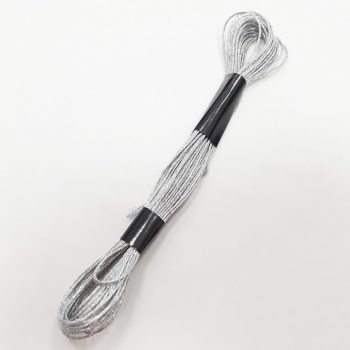 Hilo de bordar lurex 8mts. x 1ud. - plata